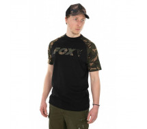 #3000 fox-raglan-t-shirt-black-camo-tricko